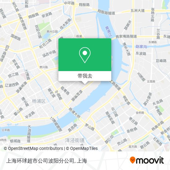 上海环球超市公司波阳分公司地图
