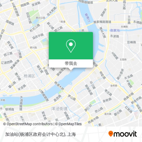 加油站(杨浦区政府会计中心北)地图