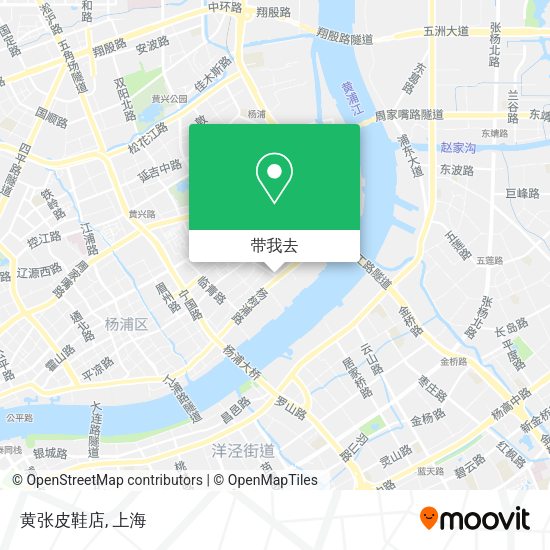 黄张皮鞋店地图