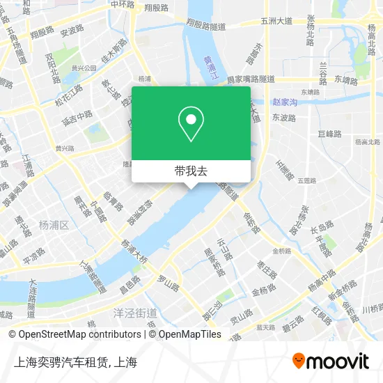 上海奕骋汽车租赁地图