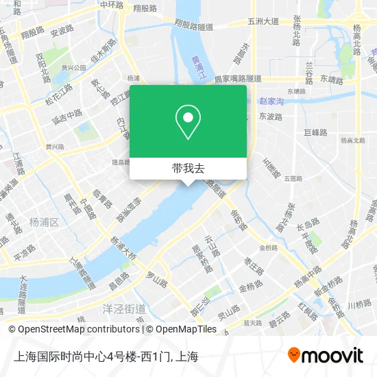 上海国际时尚中心4号楼-西1门地图