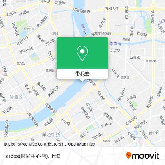 crocs(时尚中心店)地图