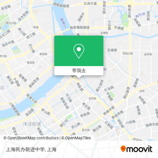 上海民办前进中学地图