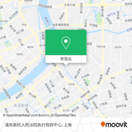 浦东新区人民法院执行指挥中心地图