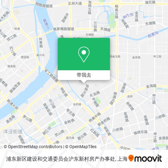 浦东新区建设和交通委员会沪东新村房产办事处地图