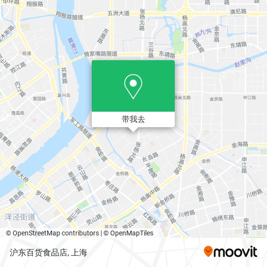 沪东百货食品店地图