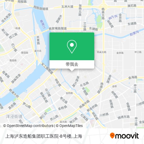 上海泸东造船集团职工医院-8号楼地图