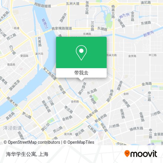 海华学生公寓地图