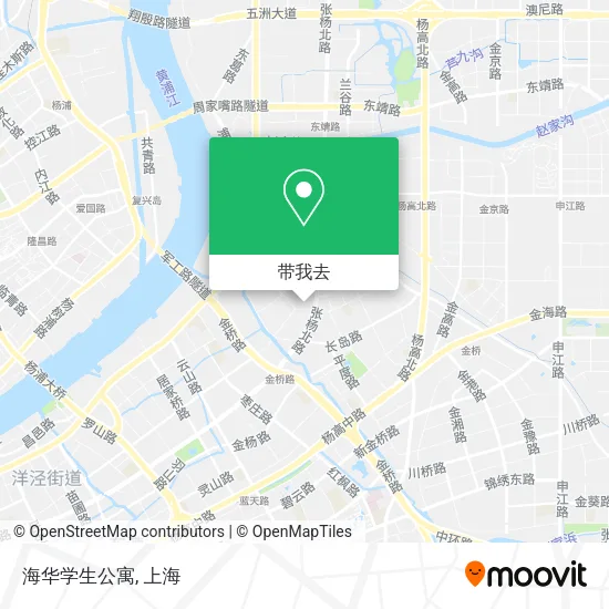 海华学生公寓地图