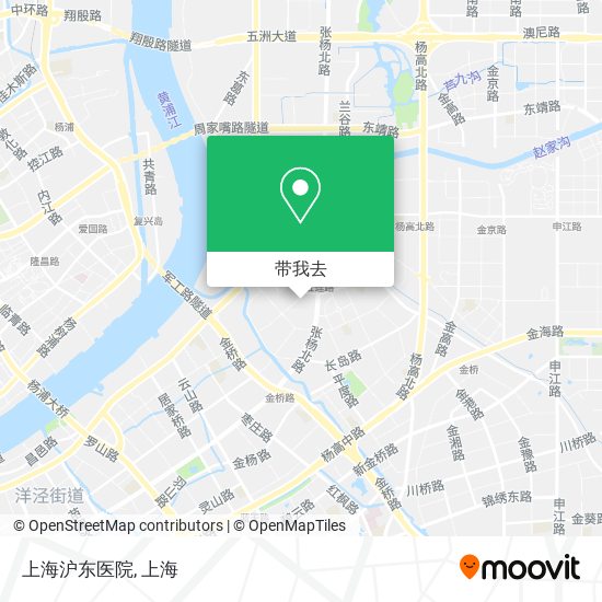 上海沪东医院地图