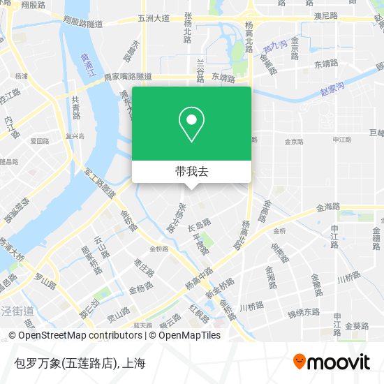 包罗万象(五莲路店)地图