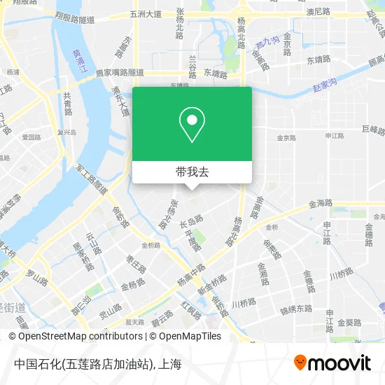 中国石化(五莲路店加油站)地图