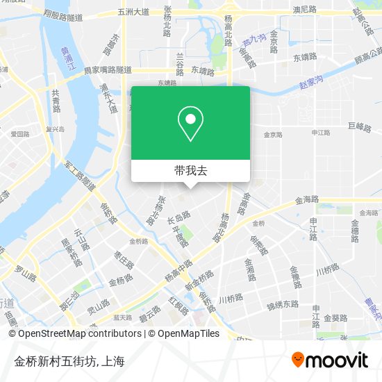 金桥新村五街坊地图