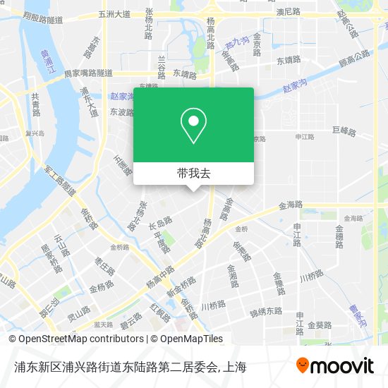 浦东新区浦兴路街道东陆路第二居委会地图