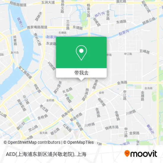 AED(上海浦东新区浦兴敬老院)地图