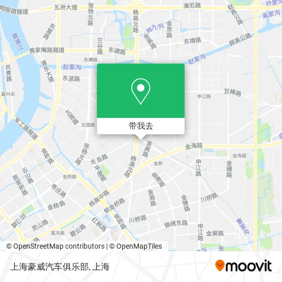 上海豪威汽车俱乐部地图