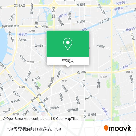 上海秀秀烟酒商行金高店地图