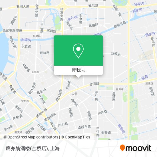 廊亦舫酒楼(金桥店)地图