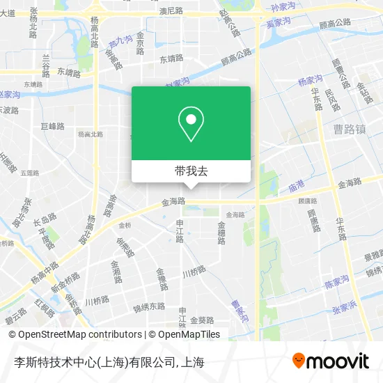 李斯特技术中心(上海)有限公司地图