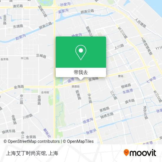 上海艾丁时尚宾馆地图