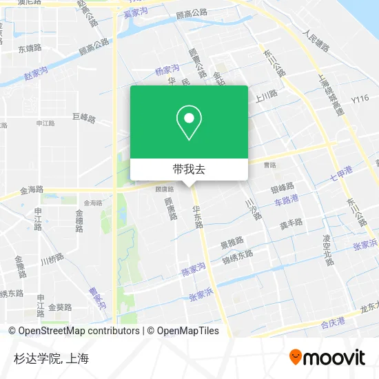 杉达学院地图