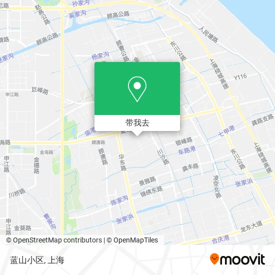 蓝山小区地图