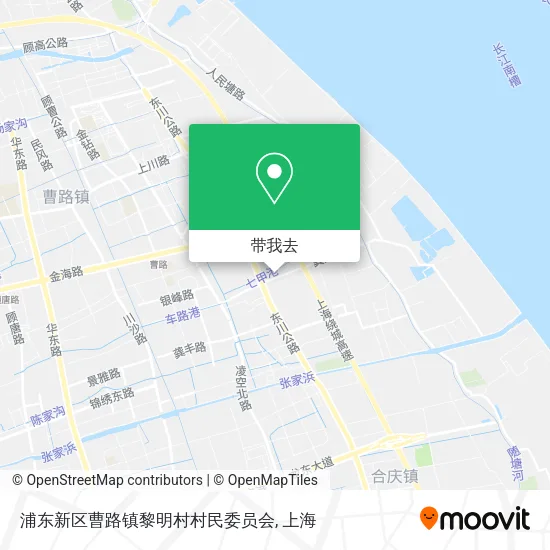 浦东新区曹路镇黎明村村民委员会地图