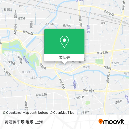黄渡停车场.堆场地图