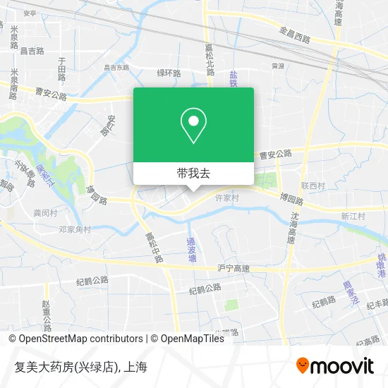 复美大药房(兴绿店)地图