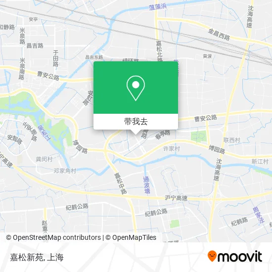 嘉松新苑地图