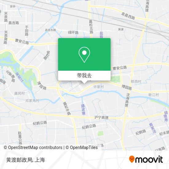 黄渡邮政局地图