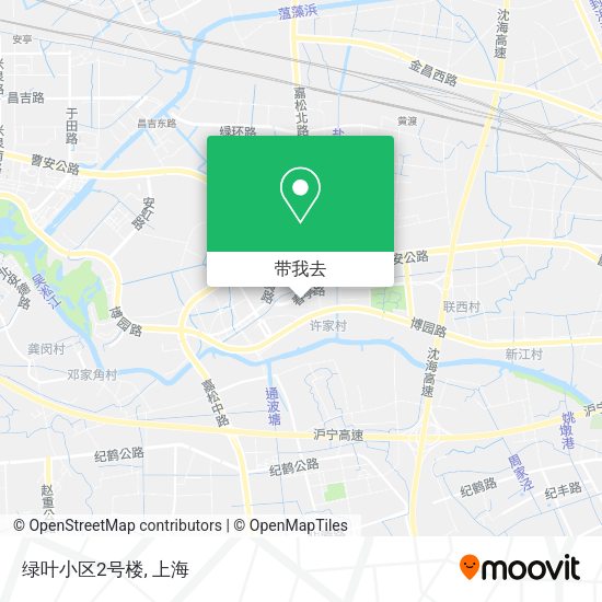 绿叶小区2号楼地图