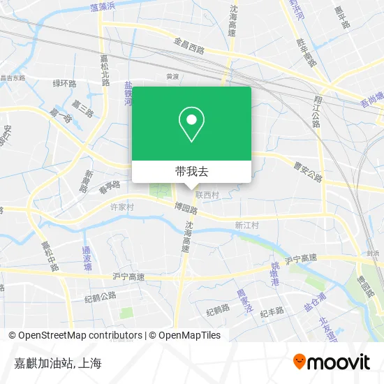 嘉麒加油站地图