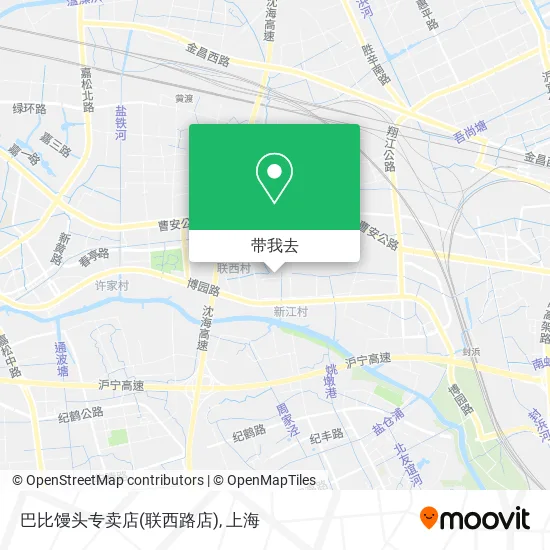 巴比馒头专卖店(联西路店)地图