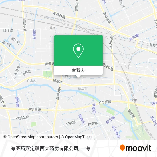 上海医药嘉定联西大药房有限公司地图