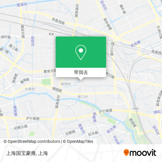 上海国宝豪雍地图