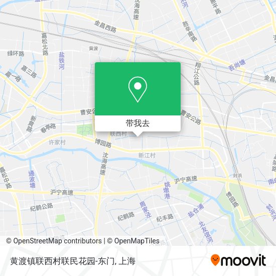 黄渡镇联西村联民花园-东门地图