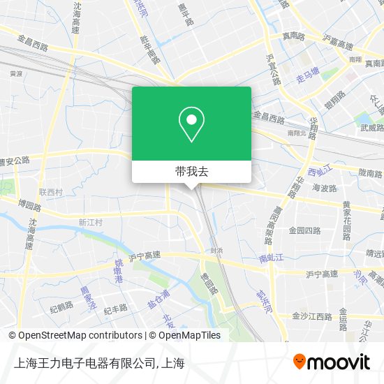 上海王力电子电器有限公司地图