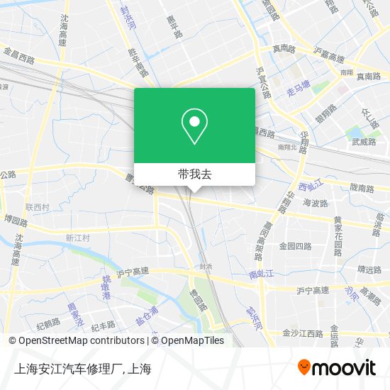 上海安江汽车修理厂地图