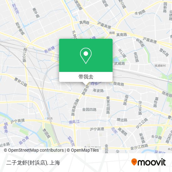 二子龙虾(封浜店)地图