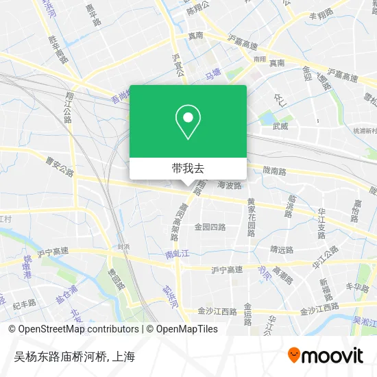 吴杨东路庙桥河桥地图