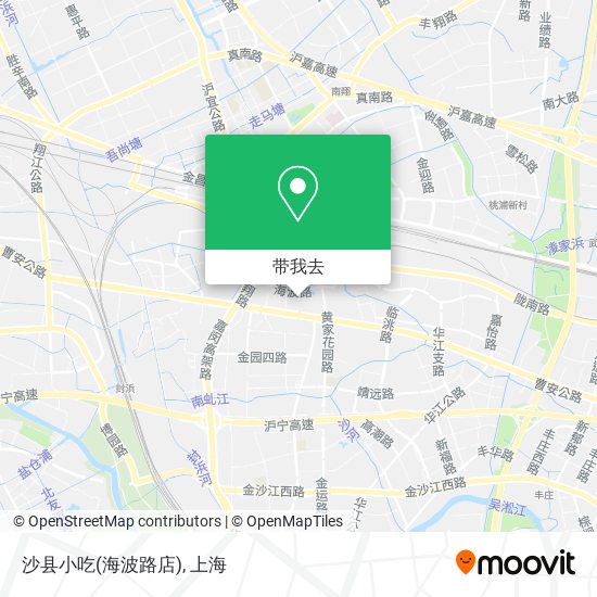 沙县小吃(海波路店)地图