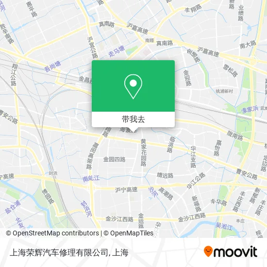 上海荣辉汽车修理有限公司地图