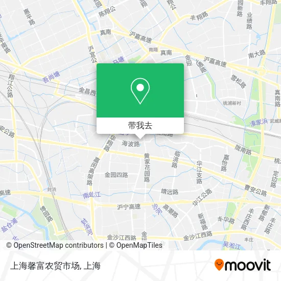 上海馨富农贸市场地图