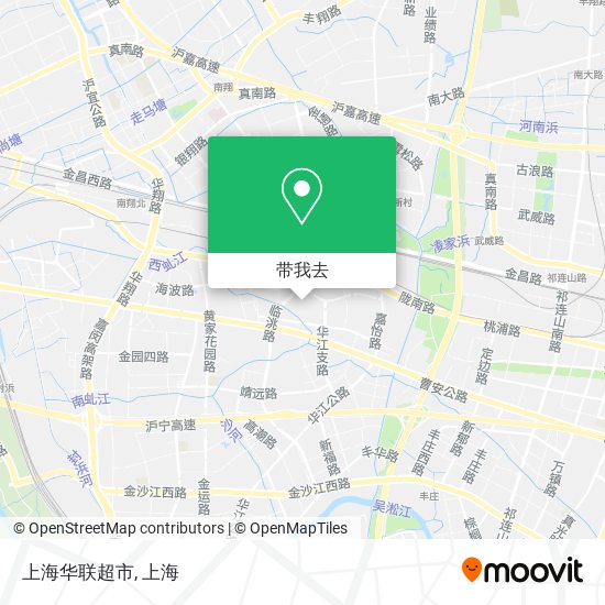 上海华联超市地图