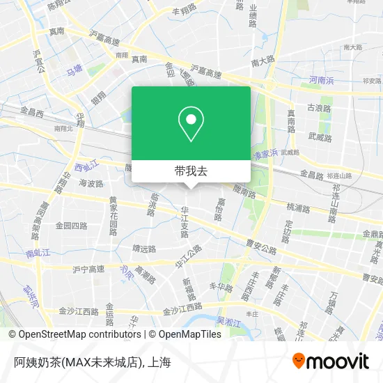 阿姨奶茶(MAX未来城店)地图