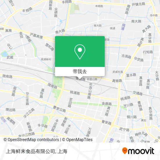 上海鲜来食品有限公司地图