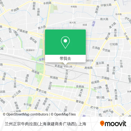 兰州正宗牛肉拉面(上海康建商务广场西)地图