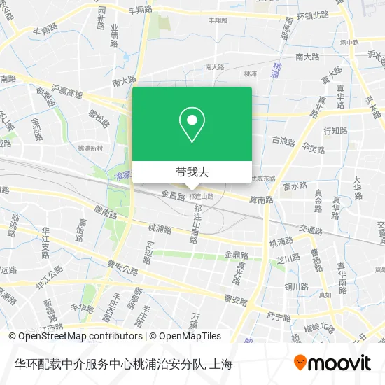 华环配载中介服务中心桃浦治安分队地图
