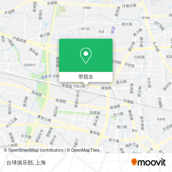 台球俱乐部地图